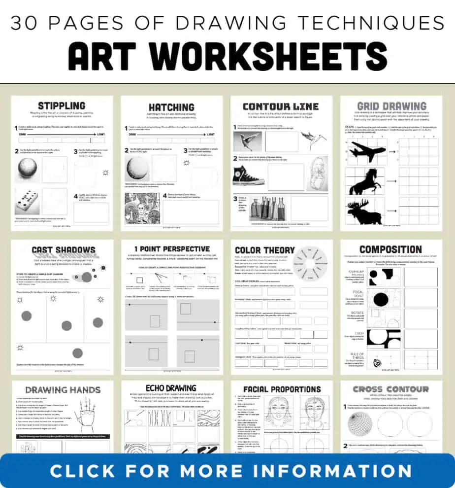 Art Worksheets Promo