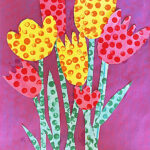 Spring Art Lesson Ideas pointillism project