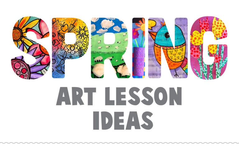 Spring art lesson ideas featured image