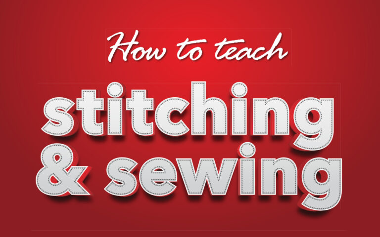 How to teach sewing blog featured image