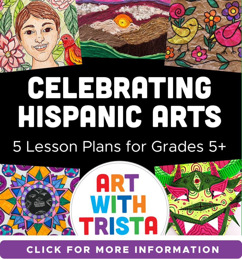 Hispanic Heritage Month art lesson ideas for Middle School