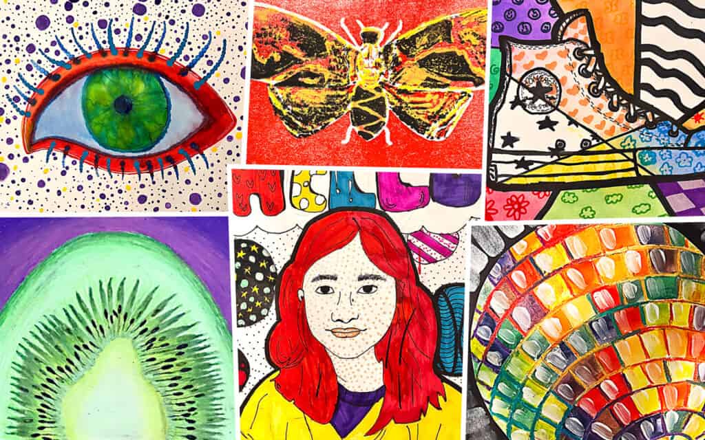 artist inspired art lessons blog featured image