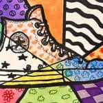 Artist inspired art lesson example