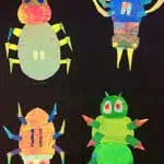 Eric Carle inspired elementary art lesson idea