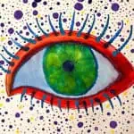 Yayoi Kusama art lesson idea