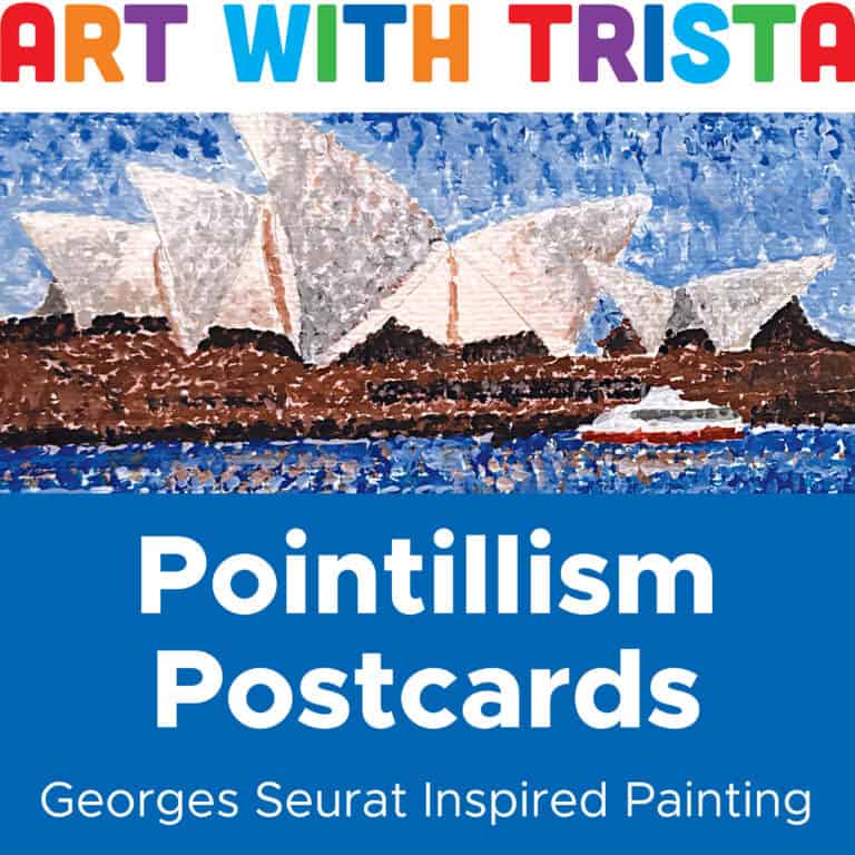 How to Teach Pointillism - Art With Trista