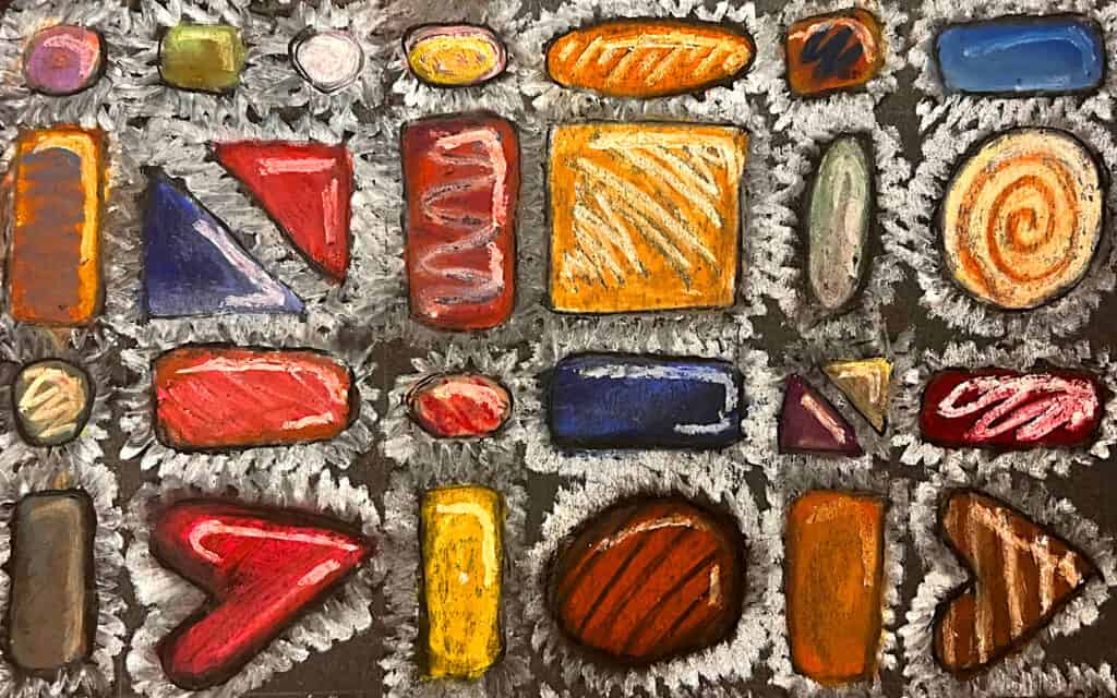 box of chocolates art lesson blog