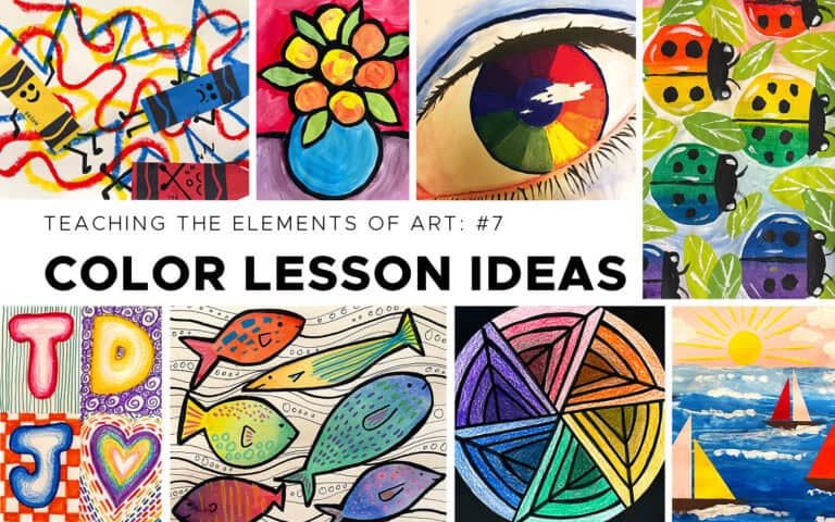 color art lesson ideas blog featured image