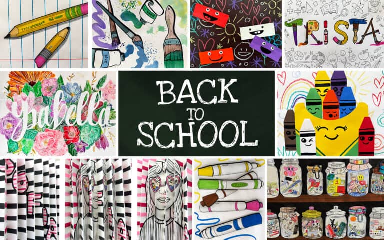 back to school art ideas blog featured image