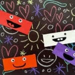 back to school art idea