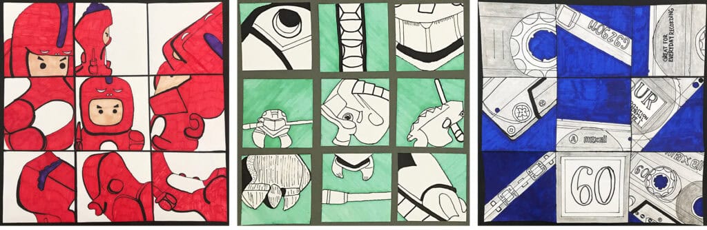 contour line drawing lesson examples