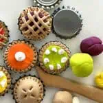 clay mini pies art project example